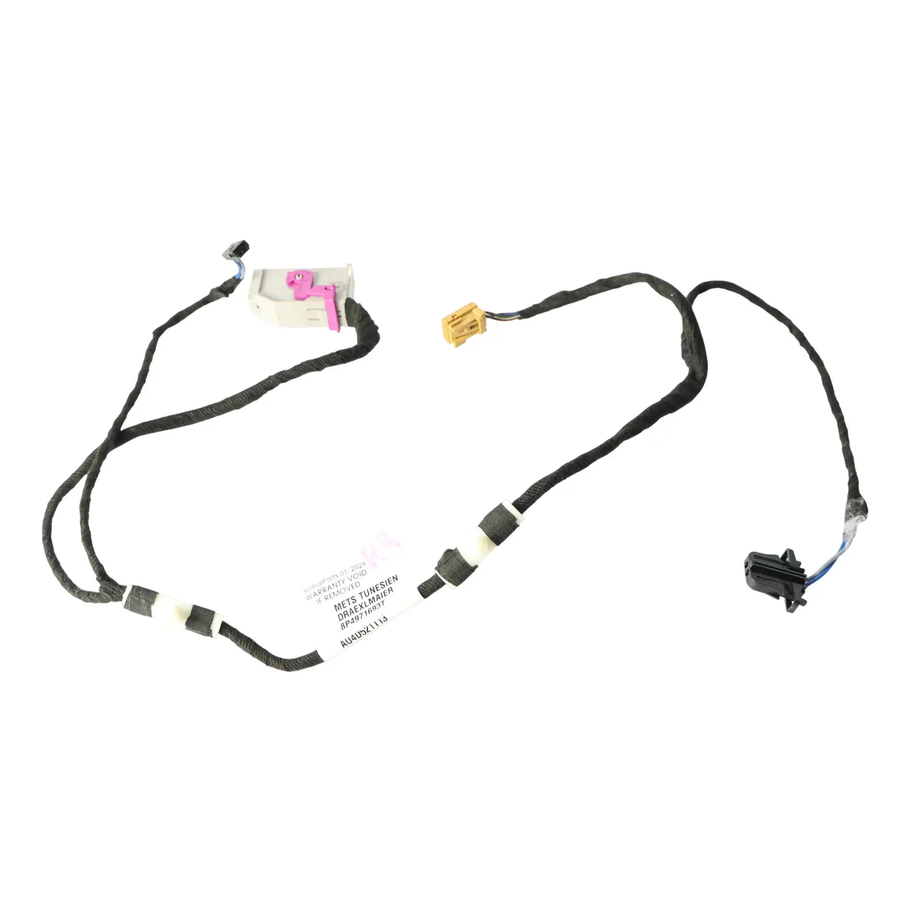 Audi A3 8P Puerta Cableado Mazo Cables Trasero Izquierdo Derecho 8P4971693T