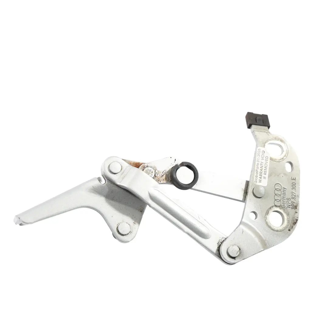 Carbio Charnière Coffre Arrière Droite Argent Glacé - X7W pour Audi A3 8P à propos du numéro de pièce 8P7827300E Audi A3 8P Carbio Charnière Coffre Arrière Droite Argent Glacé - X7W - SKU 8P7827300E-ICS - Numéro de pièce 8P7827300E