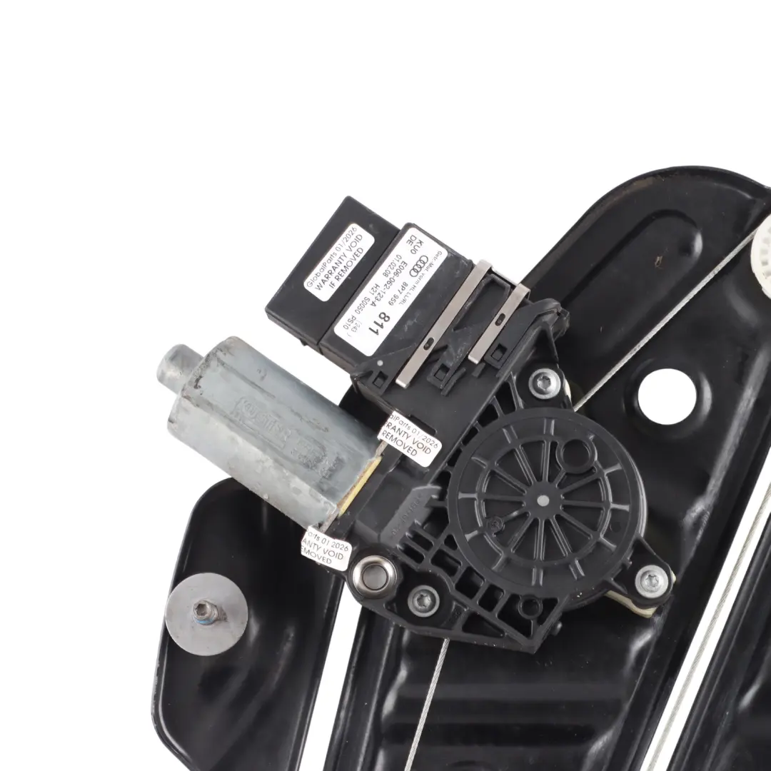 Window Regulator Mechanism Rear Left N/S to Audi A3 8P Convertible with Part number 8P7839397A Audi A3 8P Convertible Window Regulator Mechanism Rear Left N/S - SKU 8P7839397A - Part number 8P7839397A