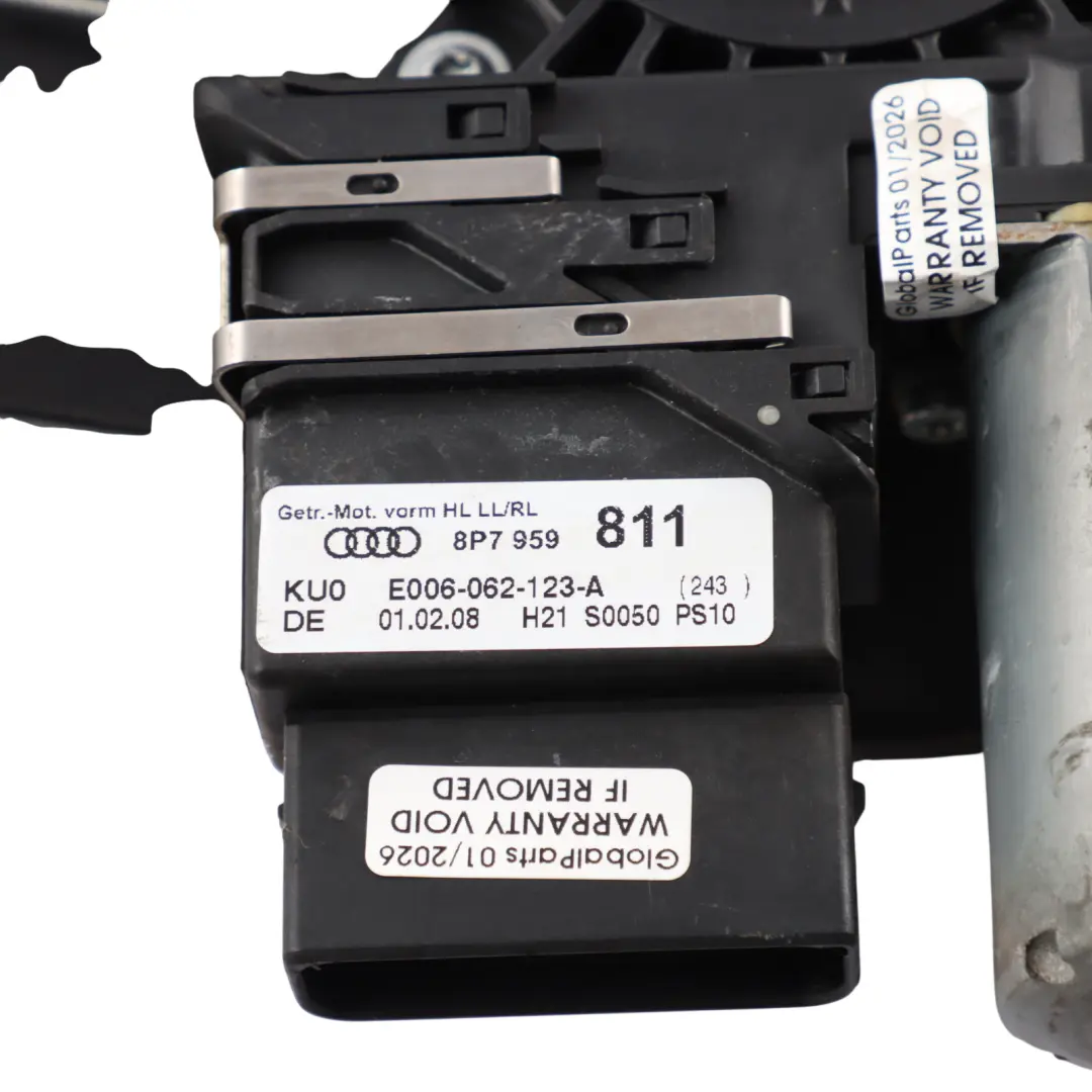 Window Regulator Mechanism Rear Left N/S to Audi A3 8P Convertible with Part number 8P7839397A Audi A3 8P Convertible Window Regulator Mechanism Rear Left N/S - SKU 8P7839397A - Part number 8P7839397A