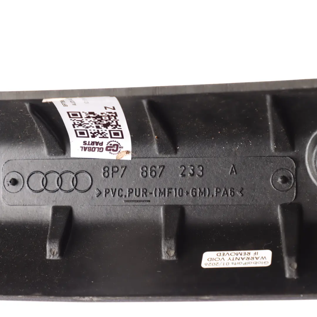 A-Pillar Cover Trim Panel Soul Black Left N/S to Audi A3 8P Convertible with Part number 8P7867233A Audi A3 8P Convertible A-Pillar Cover Trim Panel Soul Black Left N/S - SKU 8P7867233A - Part number 8P7867233A