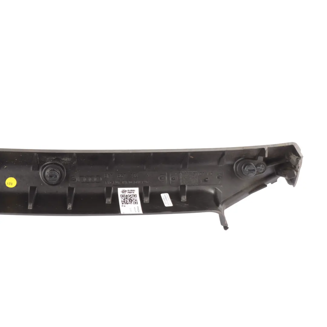 Audi A3 8P Moldura Pilar A Negro Soul Derecho 8P7867234A - SKU 8P7867234C - Número de pieza 8P7867234C