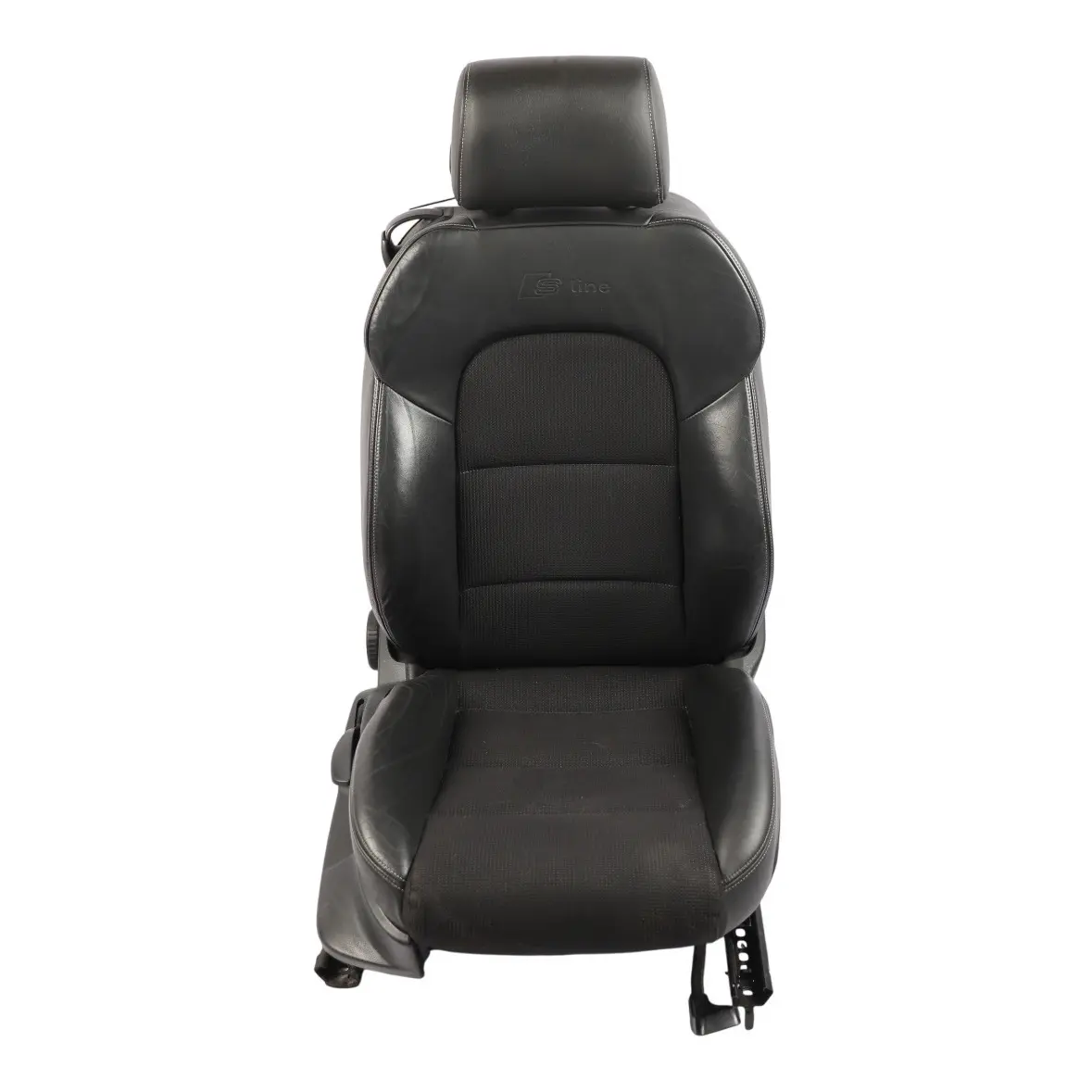 Audi A3 8P Cabrio S-Line Front Seat Leather Fabric Soul Black Right O/S