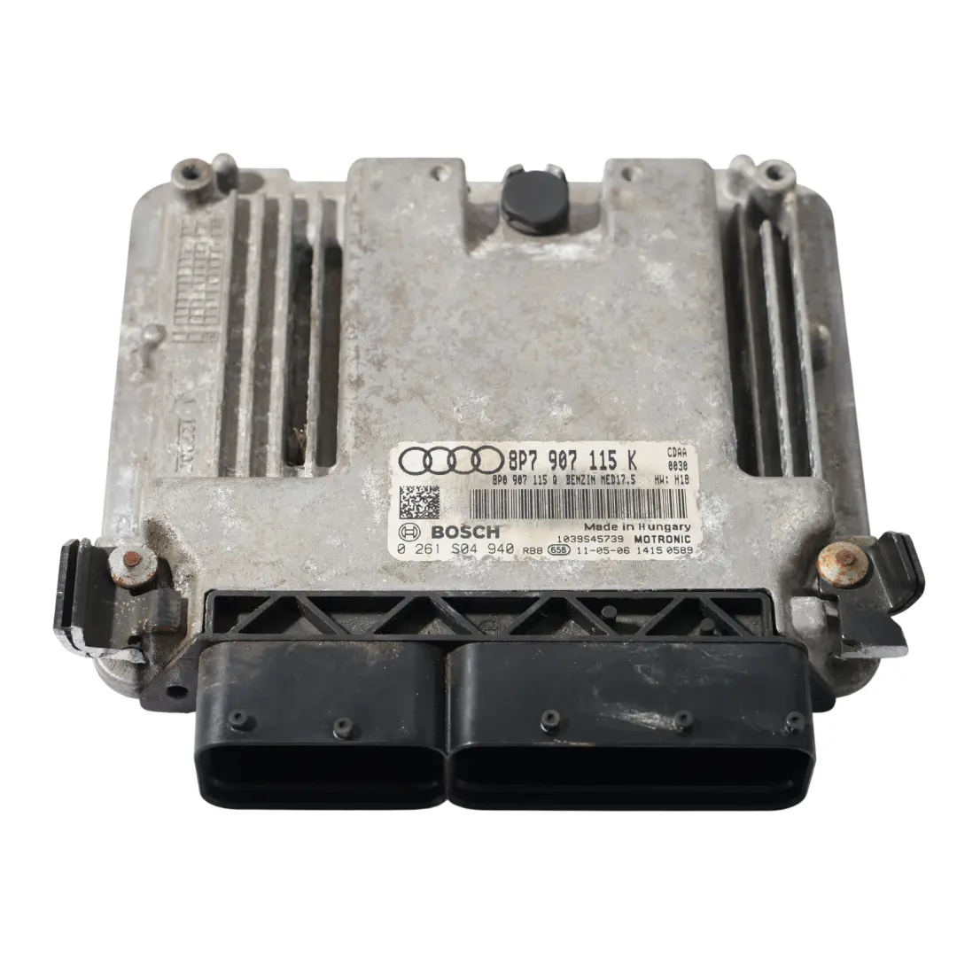 CDAA 160HP Módulo Control Motor Kit ECU Manual para Audi A3 8P 1.8 TFSI con número de pieza 8P7907115K Audi A3 8P 1.8 TFSI CDAA 160HP Módulo Control Motor Kit ECU Manual - SKU 8P7907115K-2 - Número de pieza 8P7907115K