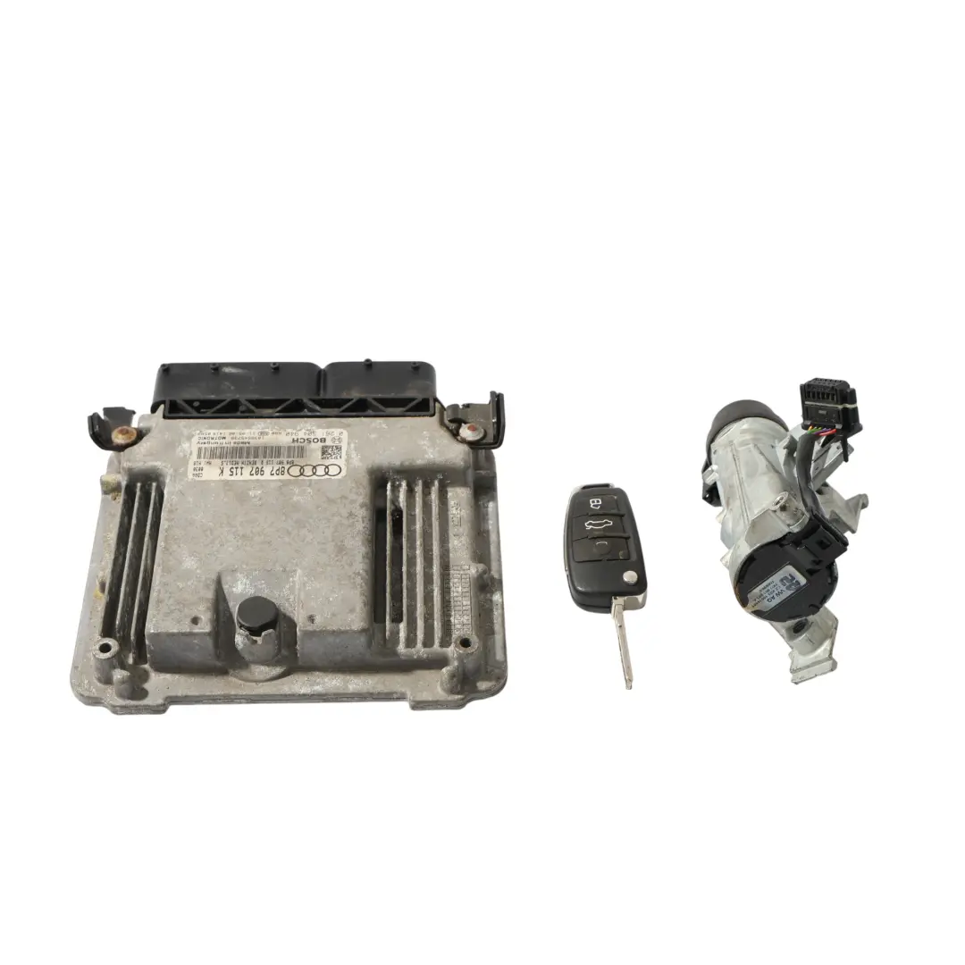 Audi A3 8P 1.8 TFSI CDAA 160HP Komputer Silnika ECU Kit Manual - SKU 8P7907115K-2 - Numer Części 8P7907115K