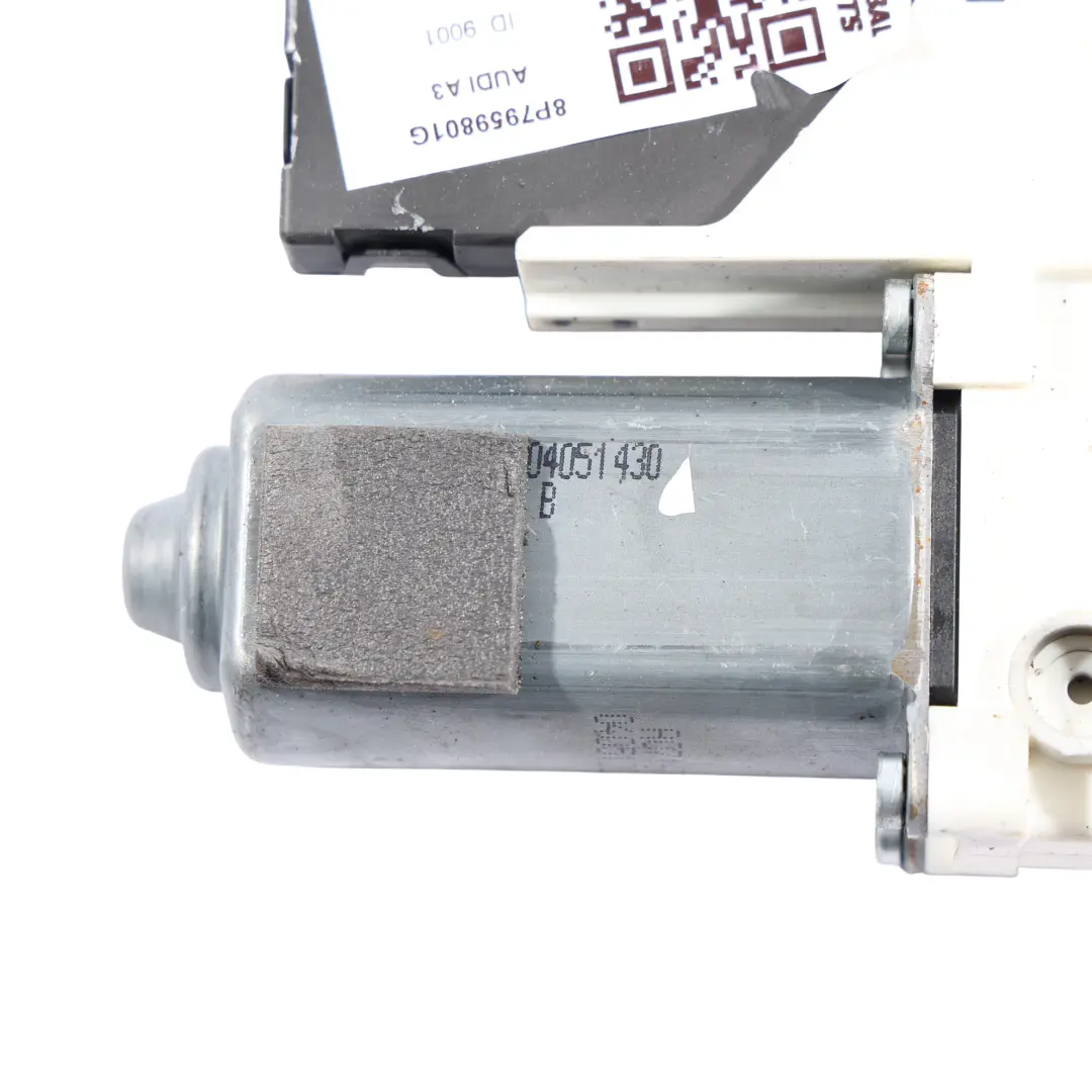 Audi A3 8P Cabrio Elevalunas Motor Regulador Delantero Izquierdo - SKU 8P7959801G - Número de pieza 8P7959801G