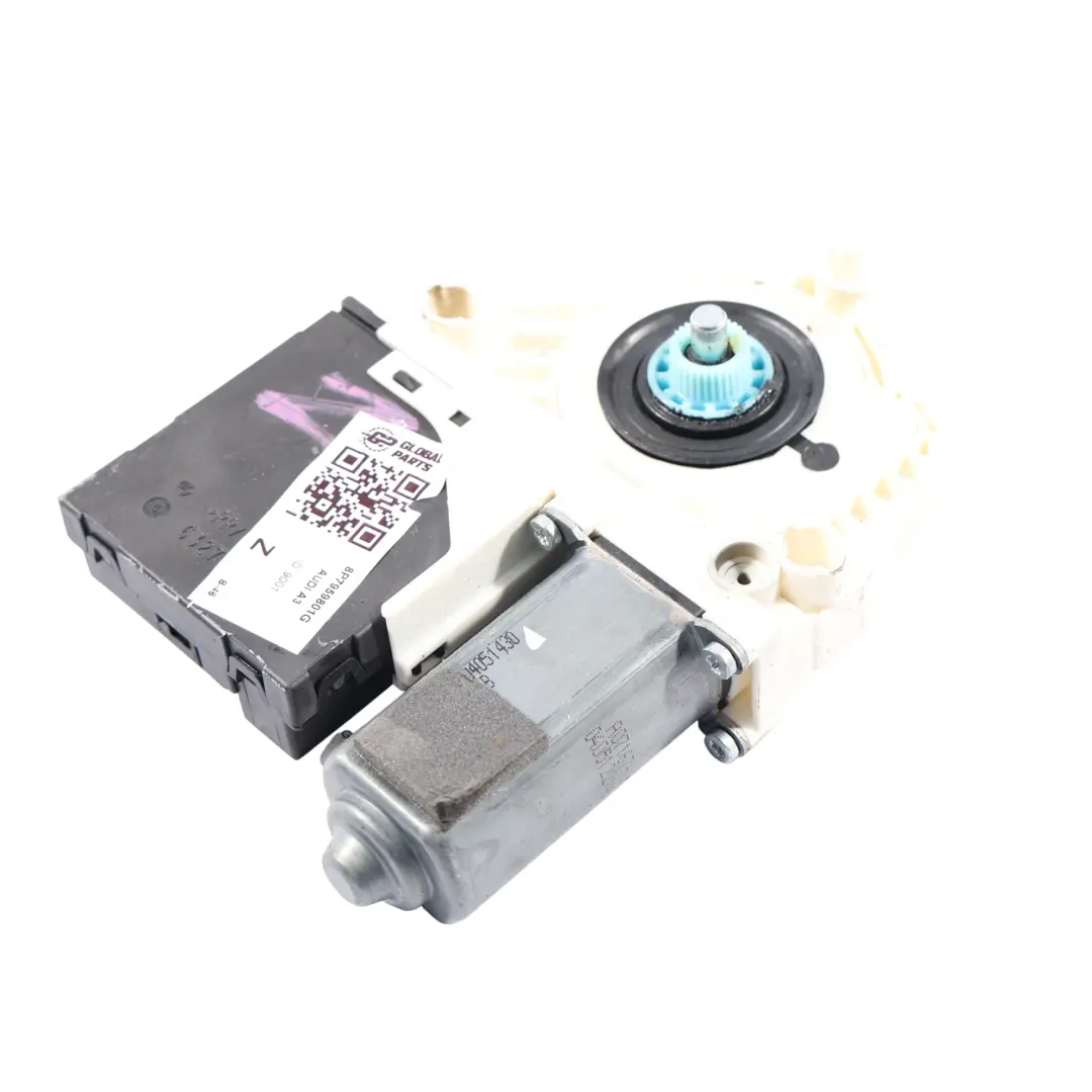 Front Window Motor Lifter Regulator Driver's Side to Audi A3 8P Cabrio with Part number 8P7959801G Audi A3 8P Cabrio Front Window Motor Lifter Regulator Driver's Side - SKU 8P7959801G - Part number 8P7959801G