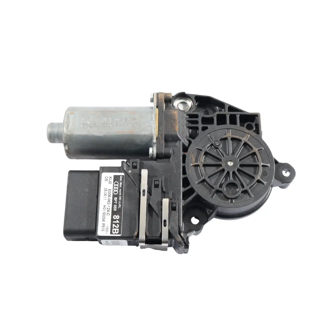 Elevalunas Regulador Motor Trasero Derecho para Audi A3 8P Cabrio con número de pieza 8P7959812B Audi A3 8P Cabrio Elevalunas Regulador Motor Trasero Derecho - SKU 8P7959812B - Número de pieza 8P7959812B