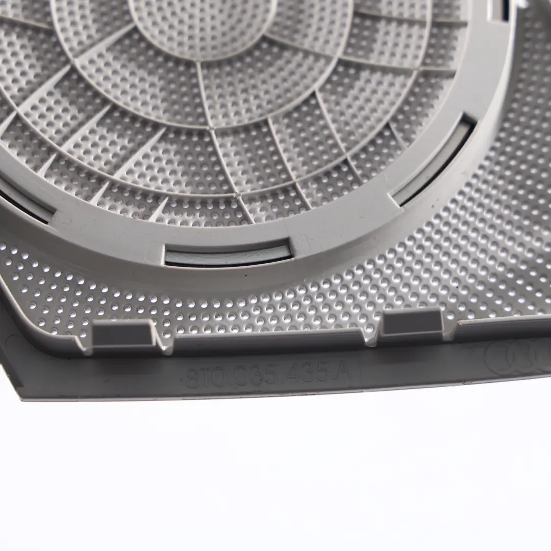 Cache-Haut-Parleur Porte Arrière Gauche Gris pour Audi A5 8T à propos du numéro de pièce 8T0035435A Audi A5 8T Cache-Haut-Parleur Porte Arrière Gauche Gris - SKU 8T0035435A-3 - Numéro de pièce 8T0035435A