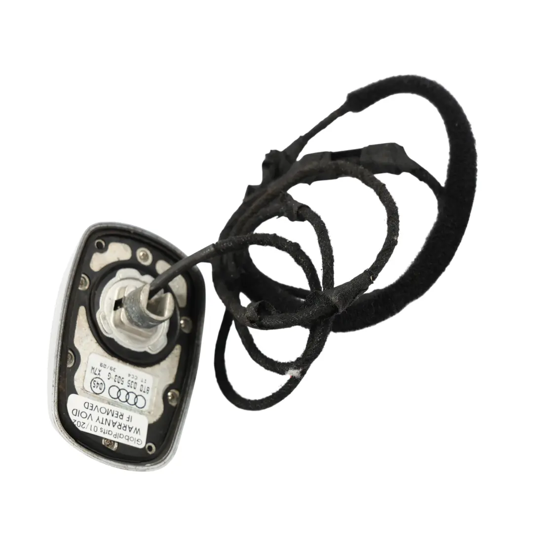 Antenna Amplificatore Pinna Di Squalo Top Aerial Ice Silver - X7W per Audi A5 8T con numero di parte 8T0035503G Audi A5 8T Antenna Amplificatore Pinna Di Squalo Top Aerial Ice Silver - X7W - SKU 8T0035503G-ICS - Numero di parte 8T0035503G
