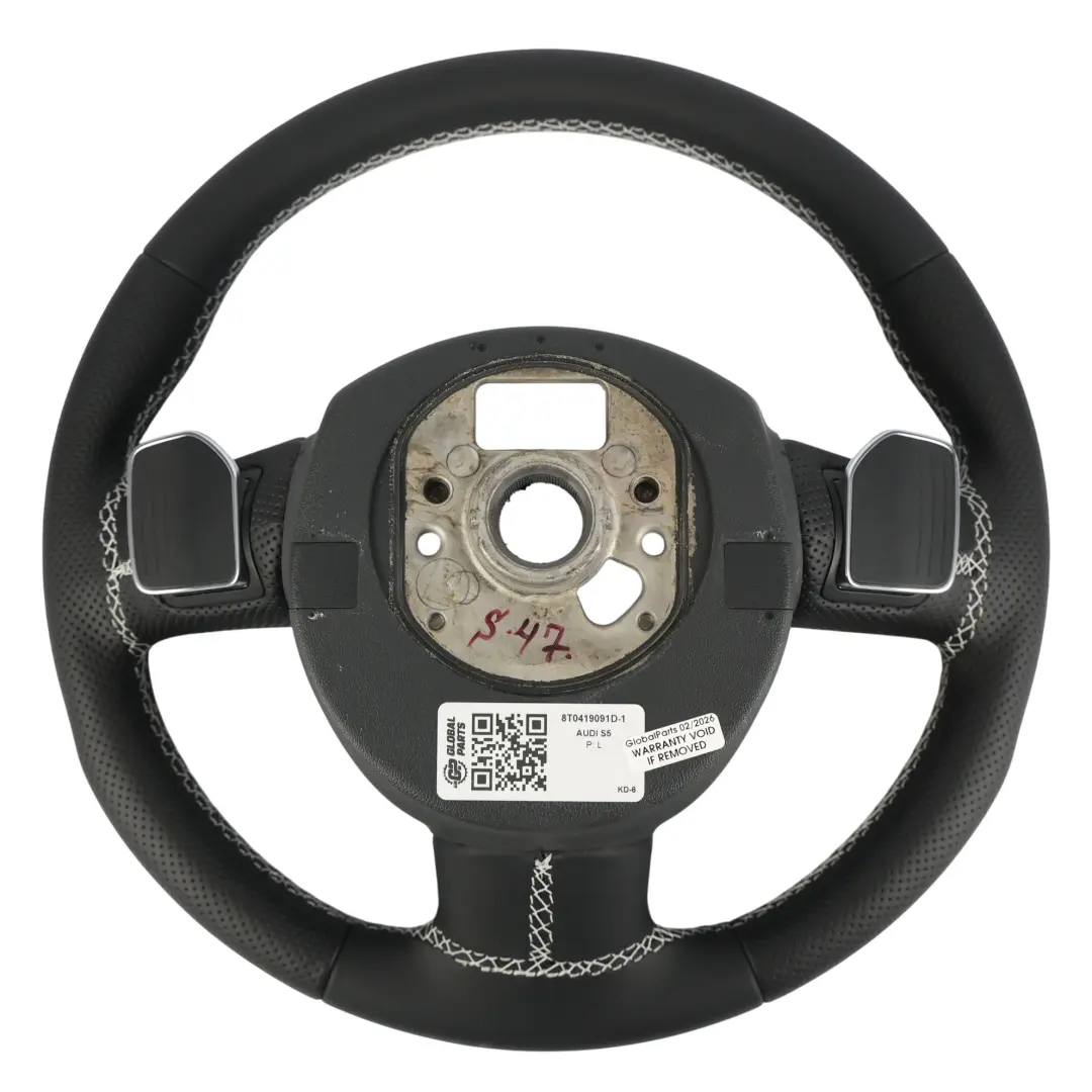 Kierownica NOWA Czarna Skóra Łopatki Multifunkcja do Audi S5 8T o numerze 8T0419091D Audi S5 8T Kierownica NOWA Czarna Skóra Łopatki Multifunkcja - SKU 8T0419091D-1 - Numer Części 8T0419091D