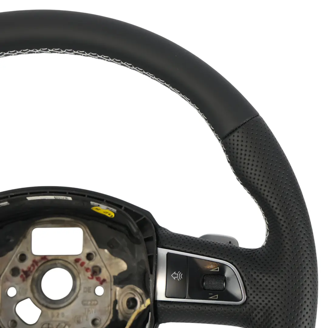 Volant Neuf Cuir Noir Avec Palettes Changement Vitesse pour Audi S5 8T à propos du numéro de pièce 8T0419091D Audi S5 8T Volant Neuf Cuir Noir Avec Palettes Changement Vitesse - SKU 8T0419091D-1 - Numéro de pièce 8T0419091D