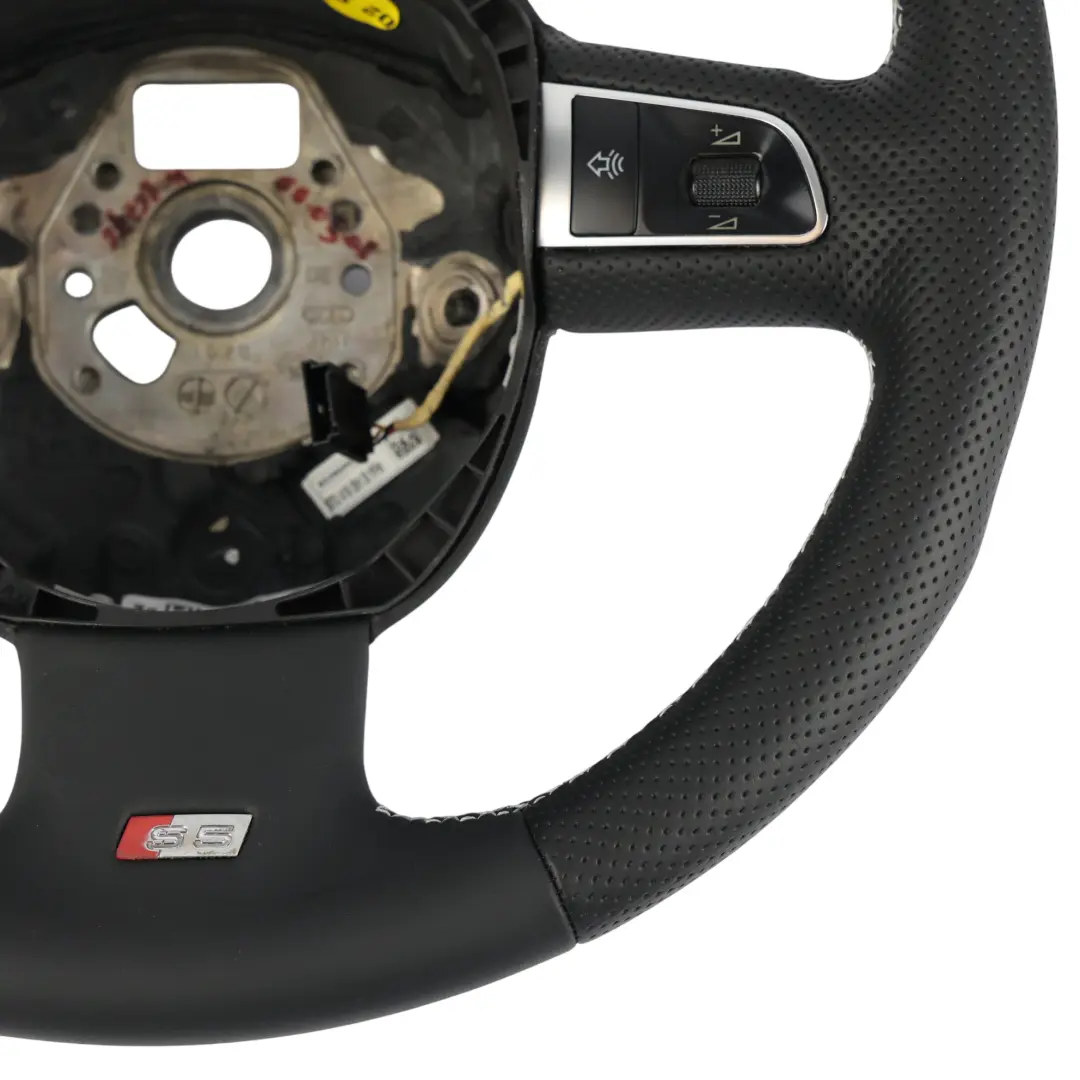 Kierownica NOWA Czarna Skóra Łopatki Multifunkcja do Audi S5 8T o numerze 8T0419091D Audi S5 8T Kierownica NOWA Czarna Skóra Łopatki Multifunkcja - SKU 8T0419091D-1 - Numer Części 8T0419091D