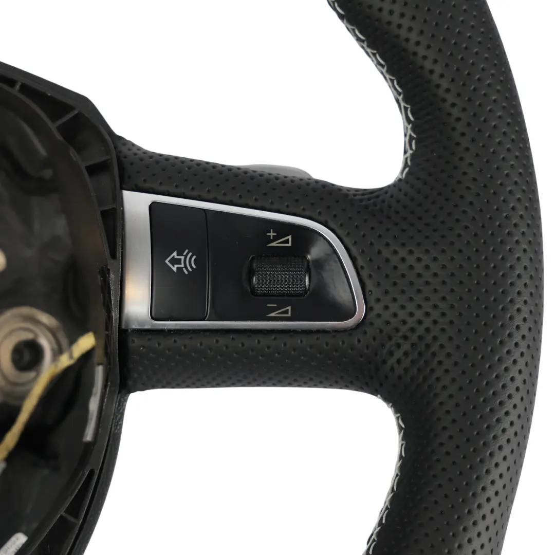 Audi S5 8T Kierownica NOWA Czarna Skóra Łopatki Multifunkcja - SKU 8T0419091D-1 - Numer Części 8T0419091D