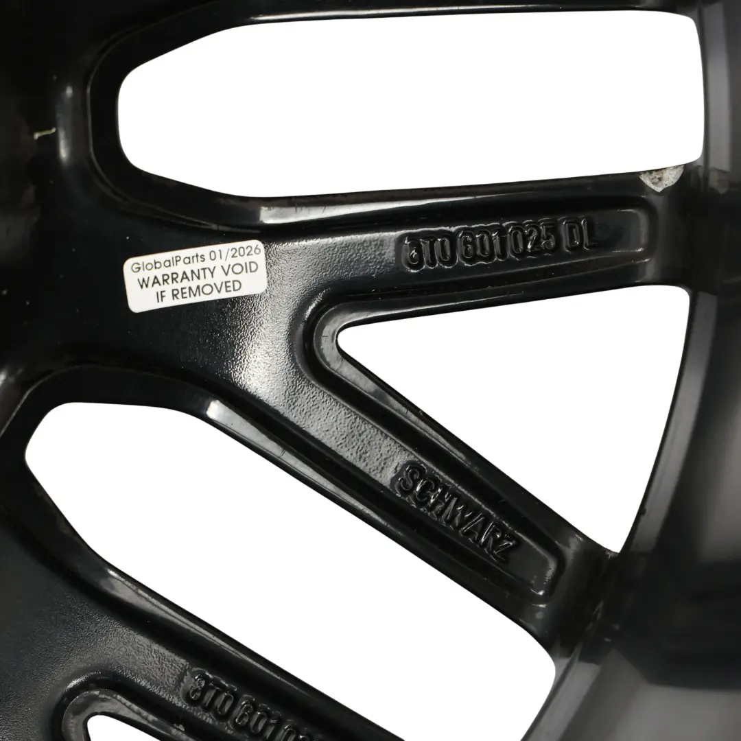 Czarna Felga Aluminiowa 19" ET:33 9J do Audi A4 B8 A5 8T o numerze 8T0601025DL Audi A4 B8 A5 8T Czarna Felga Aluminiowa 19" ET:33 9J - SKU 8T0601025DL-1 - Numer Części 8T0601025DL