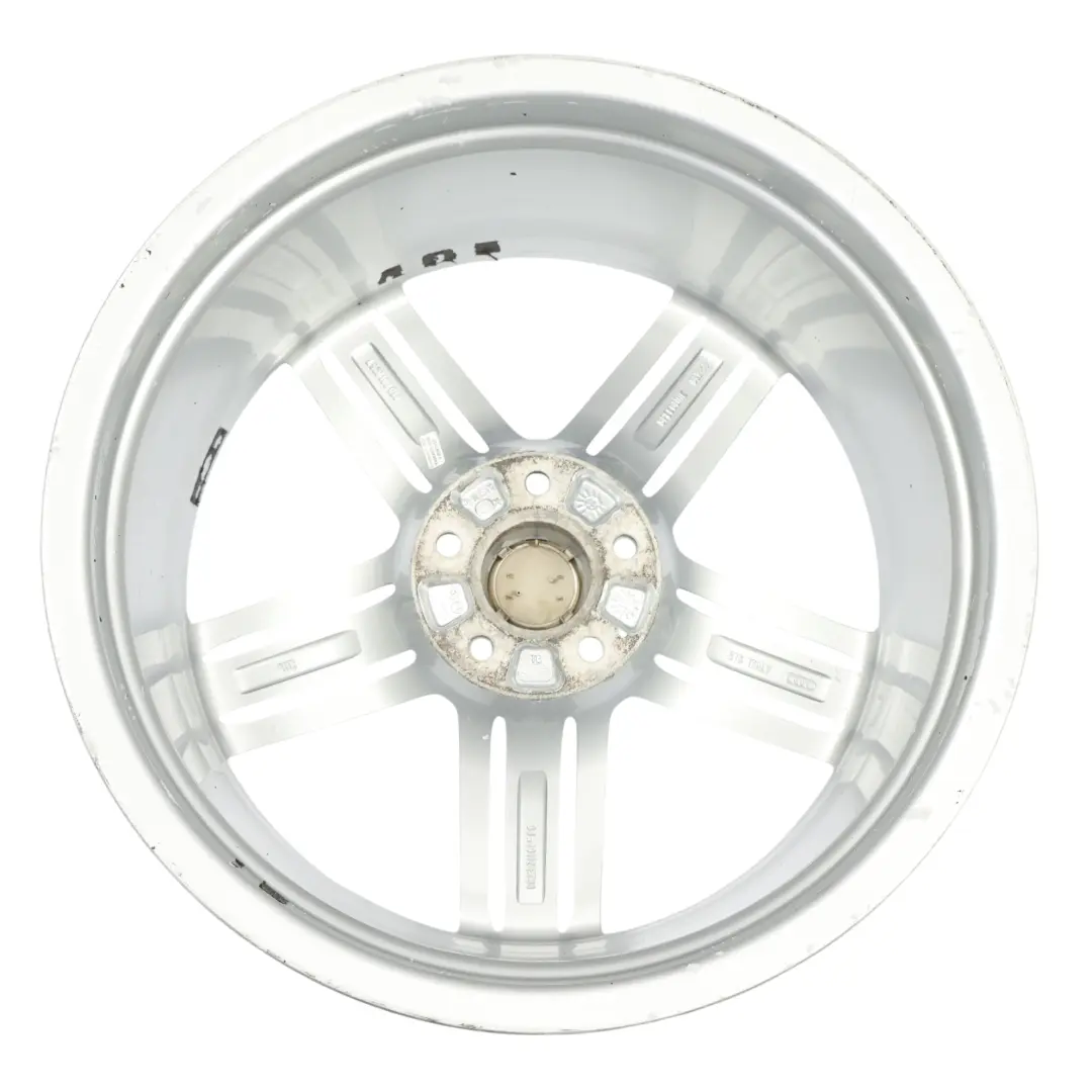 Audi A5 S5 8T 8F Llanta De Aleación Plateada 19" 9J ET:33 - SKU 8T0601025T-1 - Número de pieza 8T0601025T