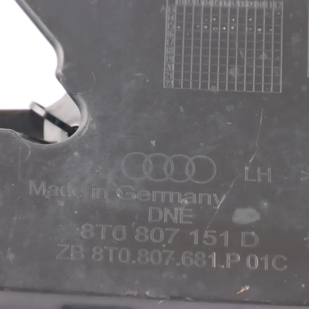 Audi A5 8T Front Fog Light Grill Cover Trim Mount Holder Left N/S 8T0807152D - SKU 8T0807151D - Part number 8T0807151D