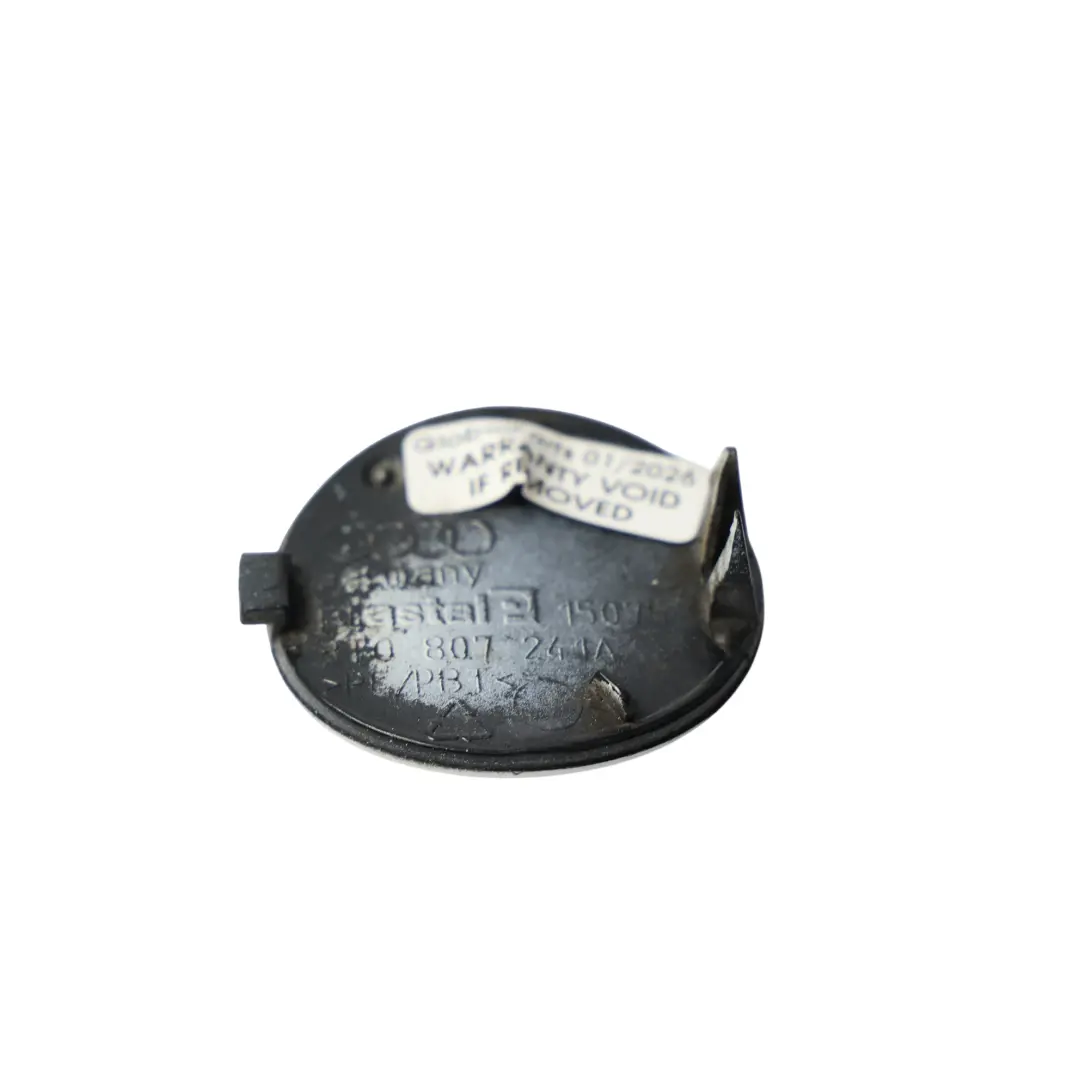 Frontstoßstange Abschleppöse Abdeckkappe Ibis Weiss - Y9C für Audi S5 8T mit Teilenummer 8T0807241A Audi S5 8T Frontstoßstange Abschleppöse Abdeckkappe Ibis Weiss - Y9C - SKU 8T0807241A-IWH - Teilenummer 8T0807241A