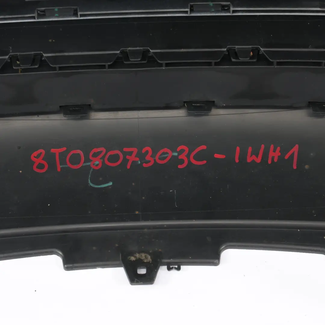 8F Rear Bumper Trim Panel Covering Ibis White - Y9C to Audi A5 S5 8T with Part number 8T0807303C Audi A5 S5 8T 8F Rear Bumper Trim Panel Covering Ibis White - Y9C - SKU 8T0807303C-IWH1 - Part number 8T0807303C