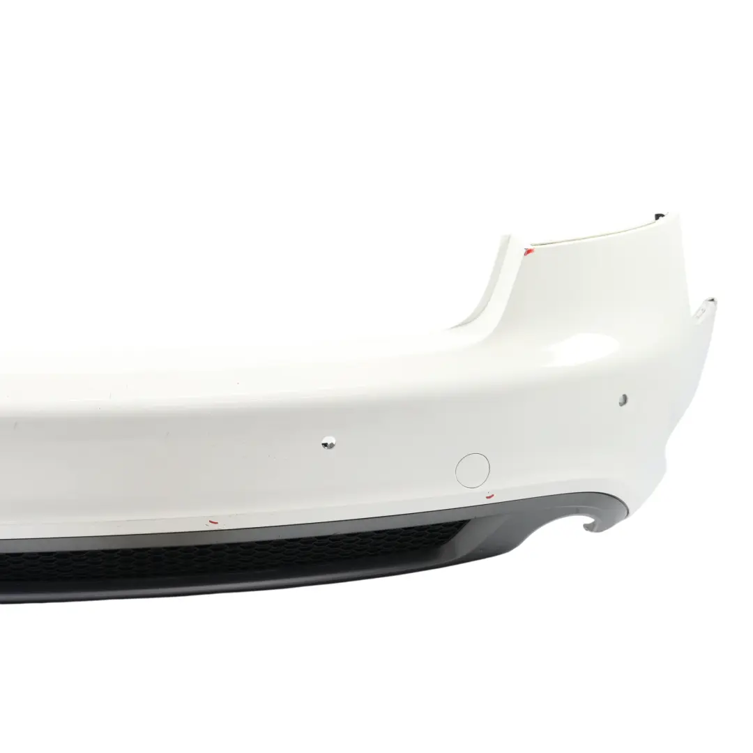 Audi A5 S5 8T 8F Rear Bumper Trim Panel Covering Ibis White - Y9C - SKU 8T0807303C-IWH1 - Part number 8T0807303C
