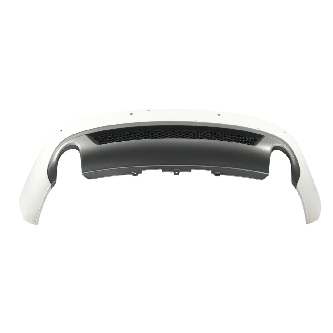 Audi A5 S5 8T 8F Rear Bumper Trim Panel Covering Ibis White - Y9C - SKU 8T0807303C-IWH1 - Part number 8T0807303C