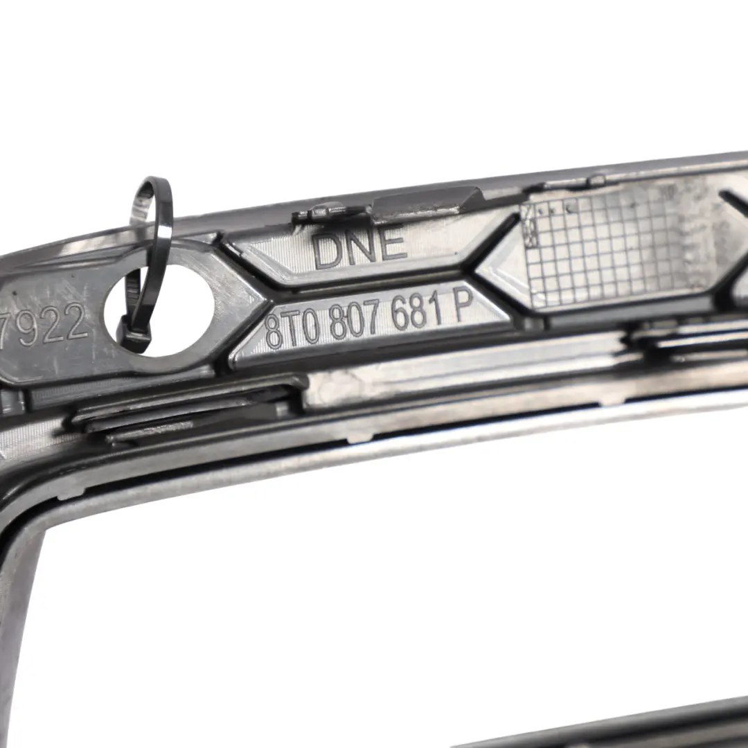 Audi A5 S5 8T Fog Light Cover Front Bumper Grid Grille Trim Left N/S - SKU 8T0807681P - Part number 8T0807681P