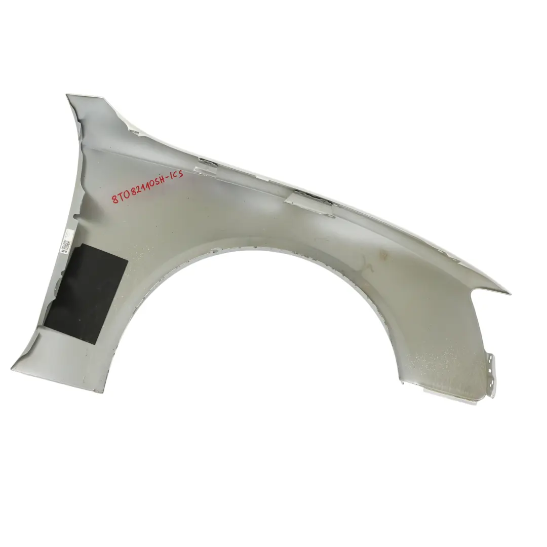 Audi A5 8T Panel Lateral Delantero Izquierdo Guardabarros Ice Silver - X7W - SKU 8T0821105H-ICS - Número de pieza 8T0821105H