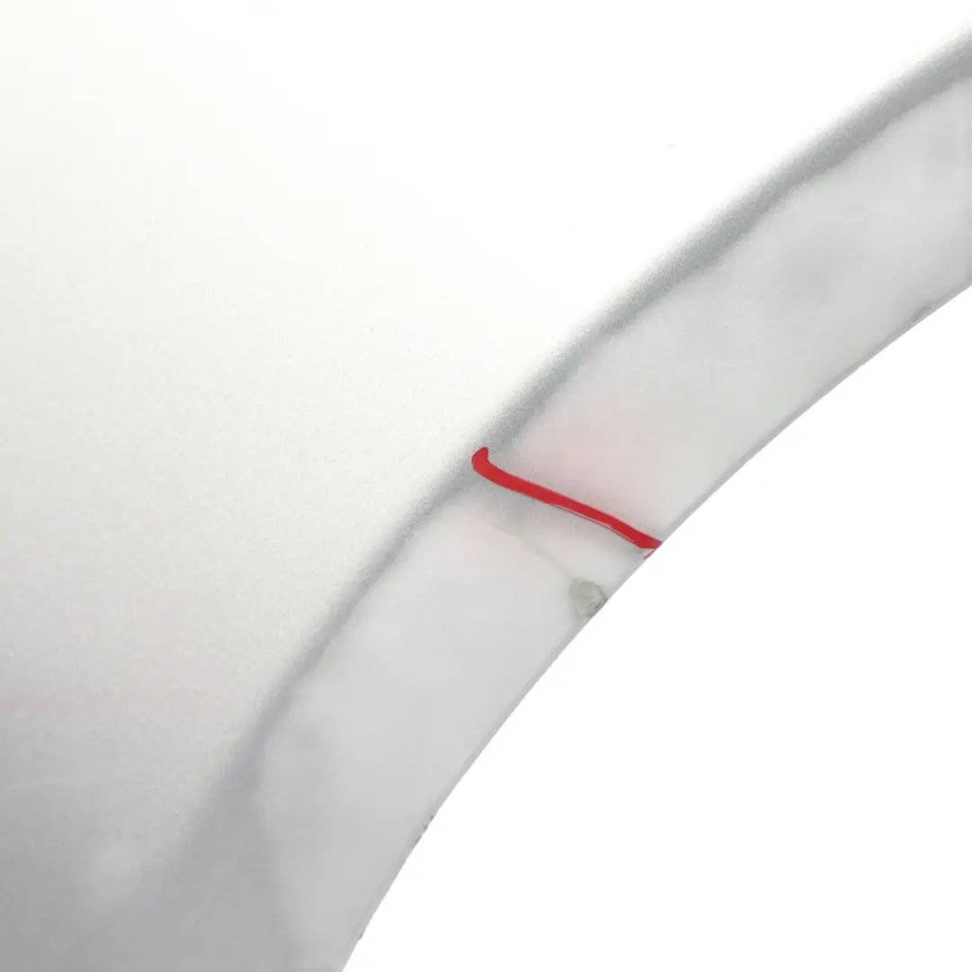 Side Panel Front Left N/S Wing Fender Ice Silver Metallic - X7W to Audi A5 8T with Part number 8T0821105H Audi A5 8T Side Panel Front Left N/S Wing Fender Ice Silver Metallic - X7W - SKU 8T0821105H-ICS - Part number 8T0821105H