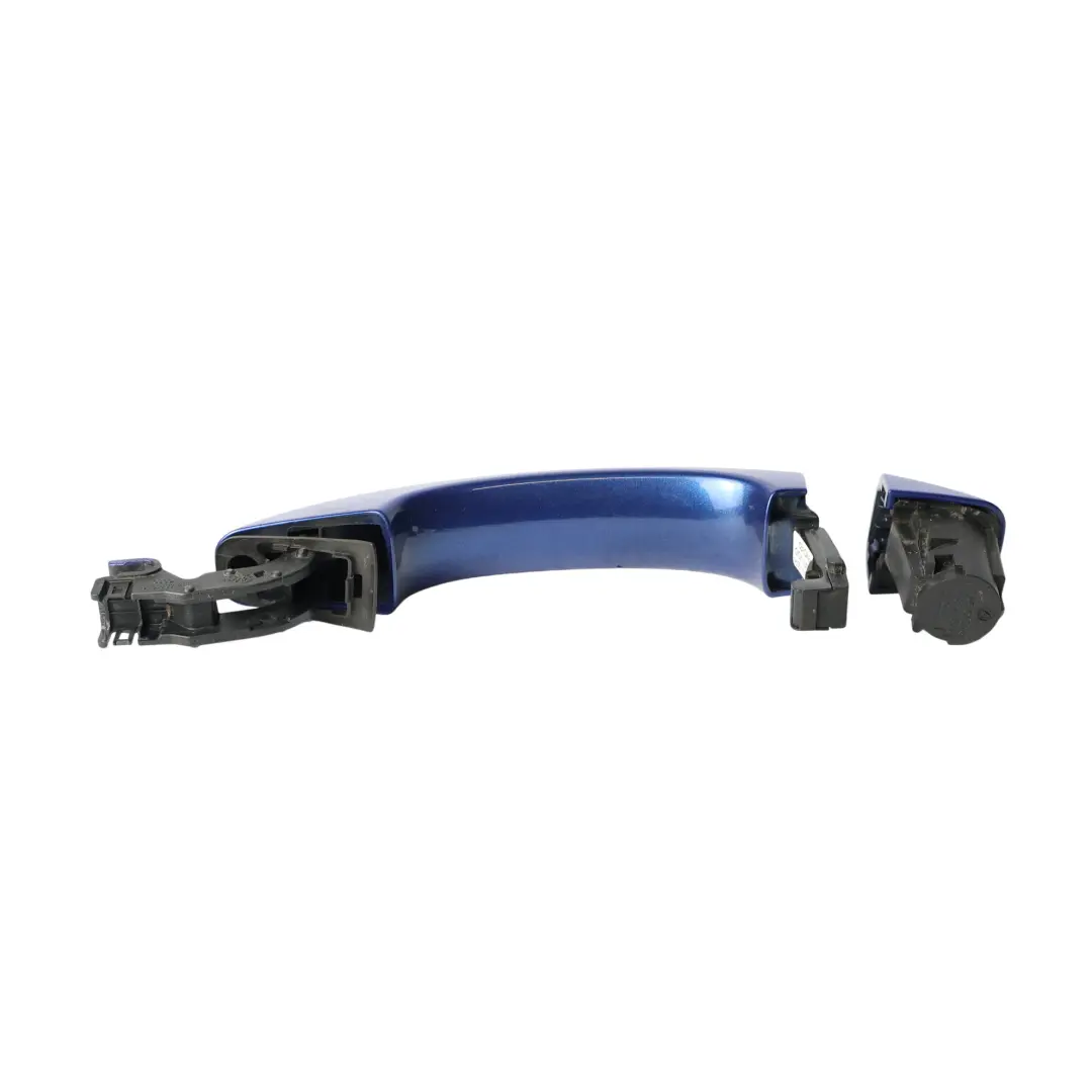 Front Rear Door Handle Left Right N/O/S Sepang Blue Pearl - Y5Q to Audi A5 8T with Part number 8T0837205A Audi A5 8T Front Rear Door Handle Left Right N/O/S Sepang Blue Pearl - Y5Q - SKU 8T0837205A-SEB - Part number 8T0837205A