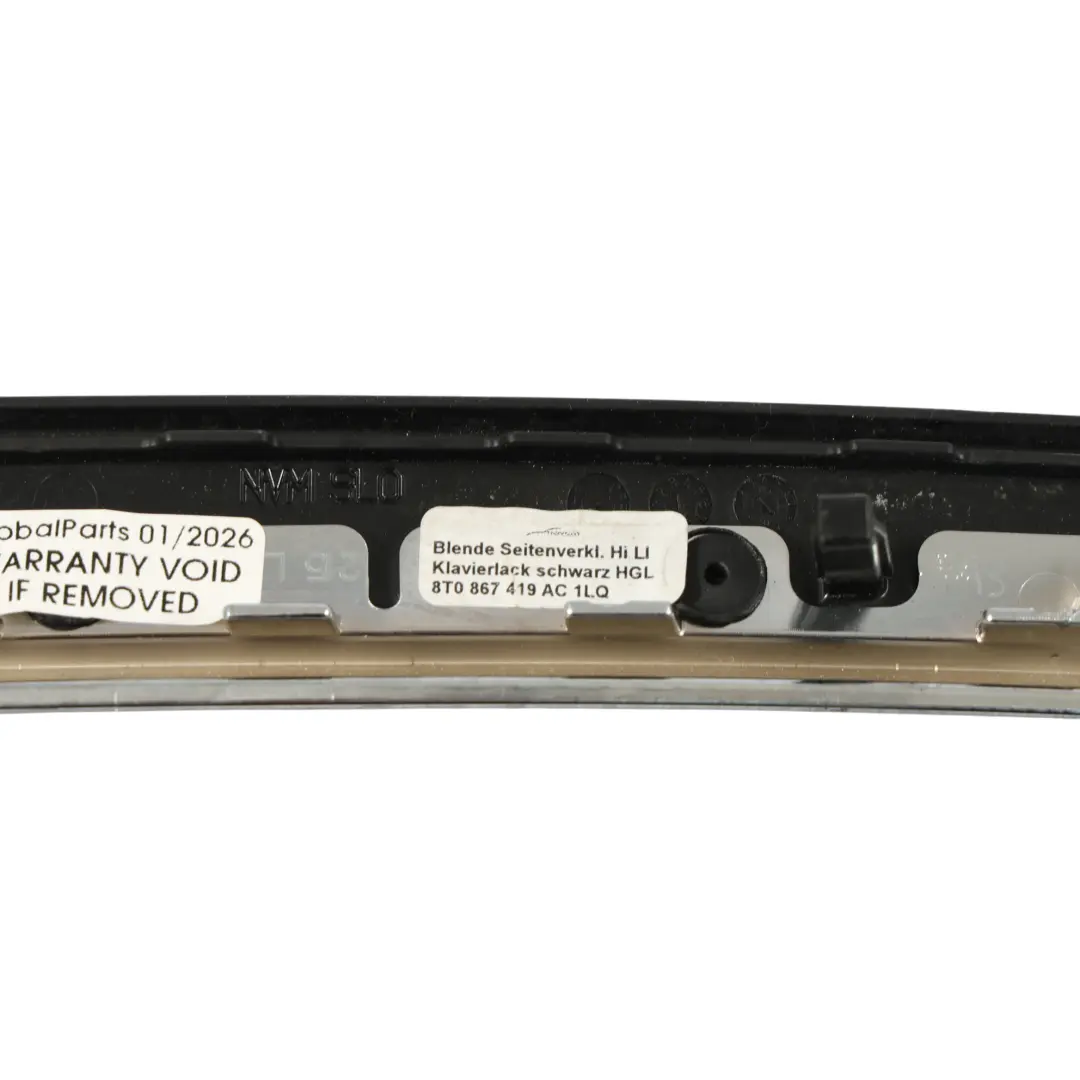 Audi A5 S5 8T Striscia Pannello Laterale Trim Posteriore Sinistro - SKU 8T0867419AC - Numero di parte 8T0867419AC