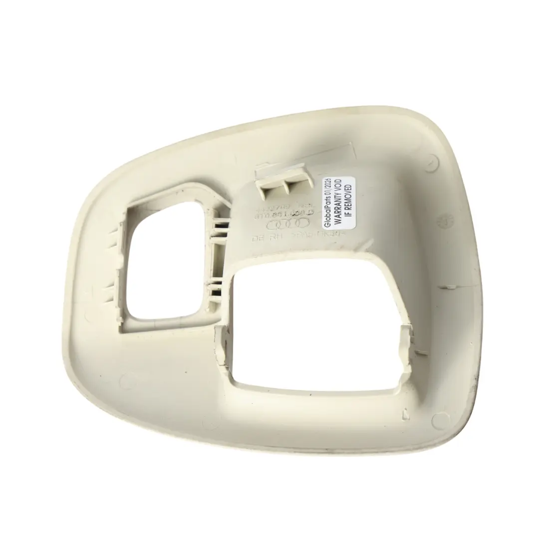 Schienale Anteriore Trim Cover Destra per Audi A5 8T 3 Porte con numero di parte 8T0881608D Audi A5 8T 3 Porte Schienale Anteriore Trim Cover Destra - SKU 8T0881608D - Numero di parte 8T0881608D