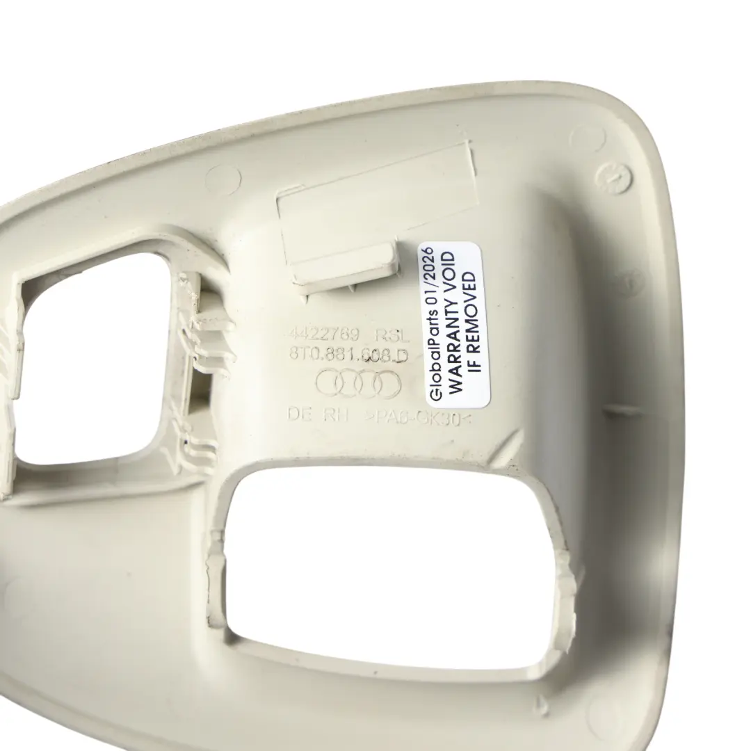 Audi A5 8T 3 Puertas Asiento Delantero Desbloqueo Respaldo Derecha - SKU 8T0881608D - Número de pieza 8T0881608D