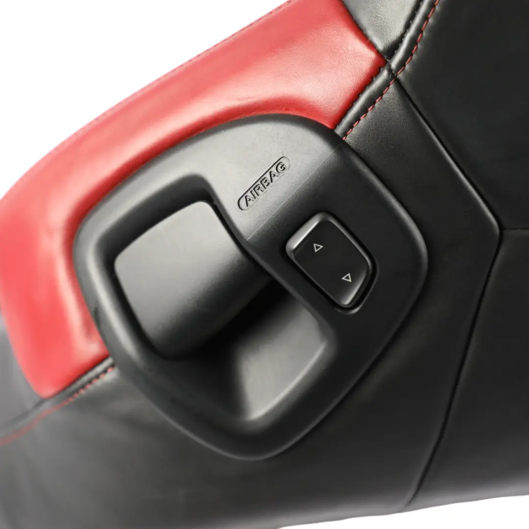 Front Sport Seat Heated Electric Leather Black Red Left N/S to Audi S5 8T Coupe with Part number 8T0881805CD Audi S5 8T Coupe Front Sport Seat Heated Electric Leather Black Red Left N/S - SKU 8T0881805CD-1 - Part number 8T0881805CD