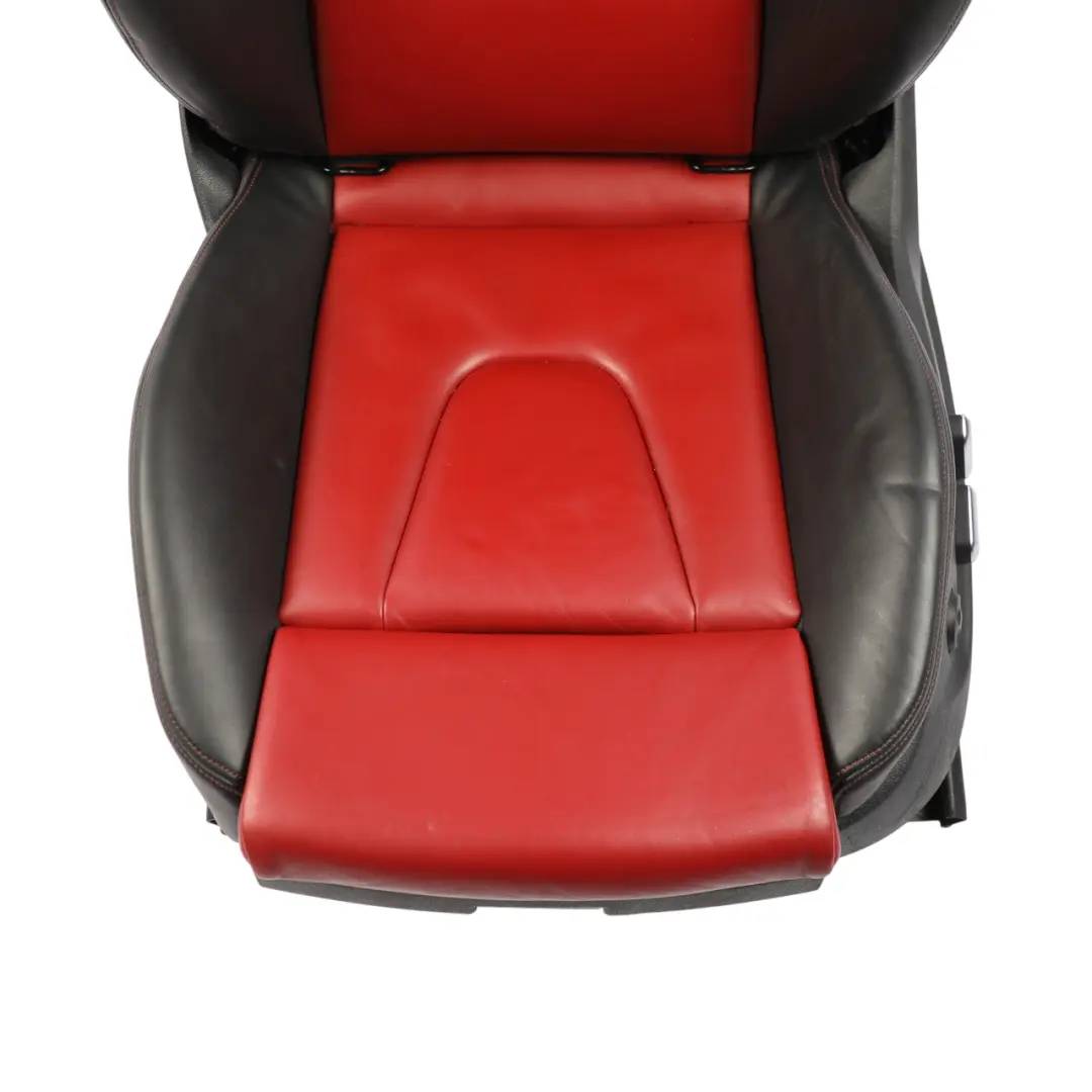 Front Sport Seat Heated Electric Leather Black Red Left N/S to Audi S5 8T Coupe with Part number 8T0881805CD Audi S5 8T Coupe Front Sport Seat Heated Electric Leather Black Red Left N/S - SKU 8T0881805CD-1 - Part number 8T0881805CD