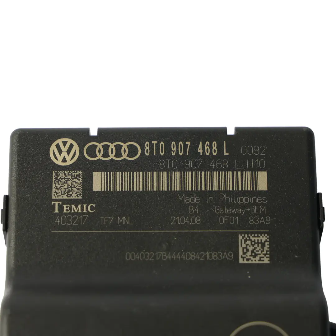 Audi A4 B8 A5 S5 8T Moduł Sterownik Gateway - SKU 8T0907468L - Numer Części 8T0907468L