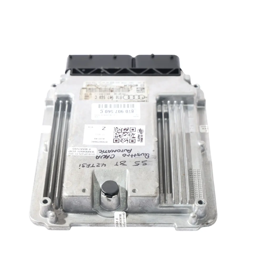 CAUA Quattro 354HP Calculateur Moteur Automatique pour Audi S5 8T 4.2 FSI à propos du numéro de pièce 8T0907560C Audi S5 8T 4.2 FSI CAUA Quattro 354HP Calculateur Moteur Automatique - SKU 8T0907560C - Numéro de pièce 8T0907560C