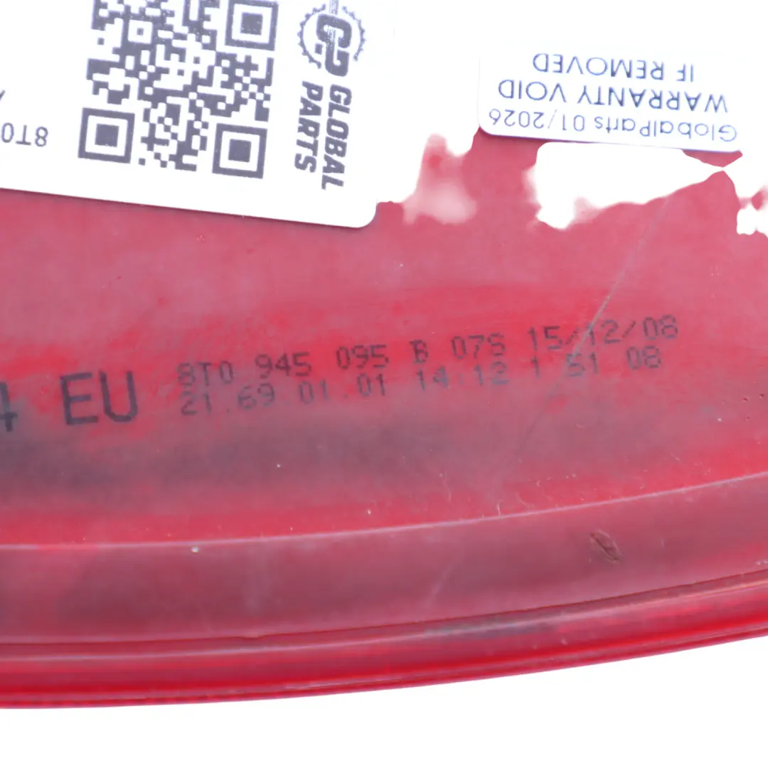 Lamp Tail Light Outer Side Left N/S to Audi A5 8T Rear with Part number 8T0945095D Audi A5 8T Rear Lamp Tail Light Outer Side Left N/S - SKU 8T0945095D-2 - Part number 8T0945095D