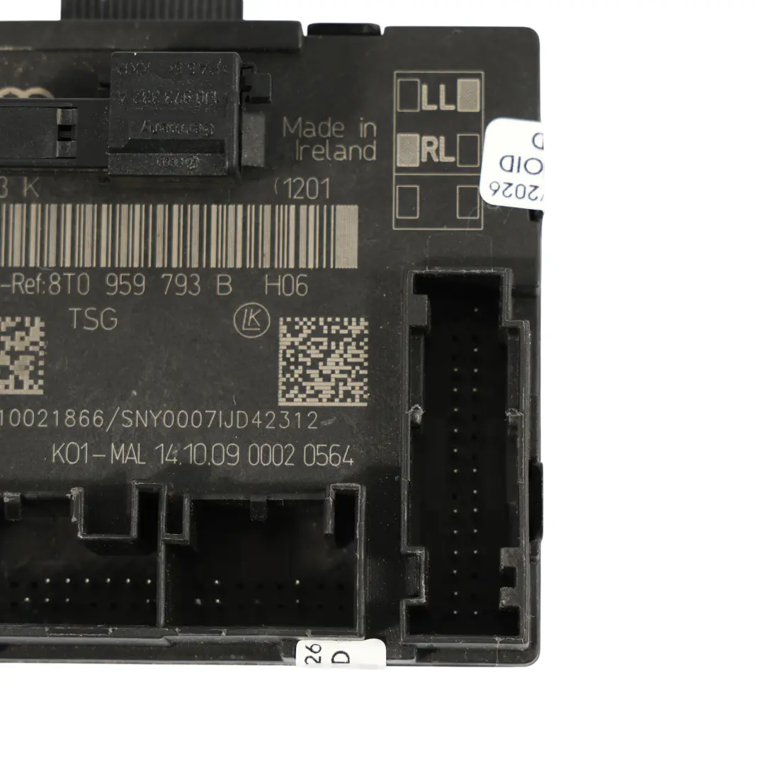 Audi A5 8T Sportback Front Door Module Control Unit Driver's Side - SKU 8T0959793B - Part number 8T0959793B