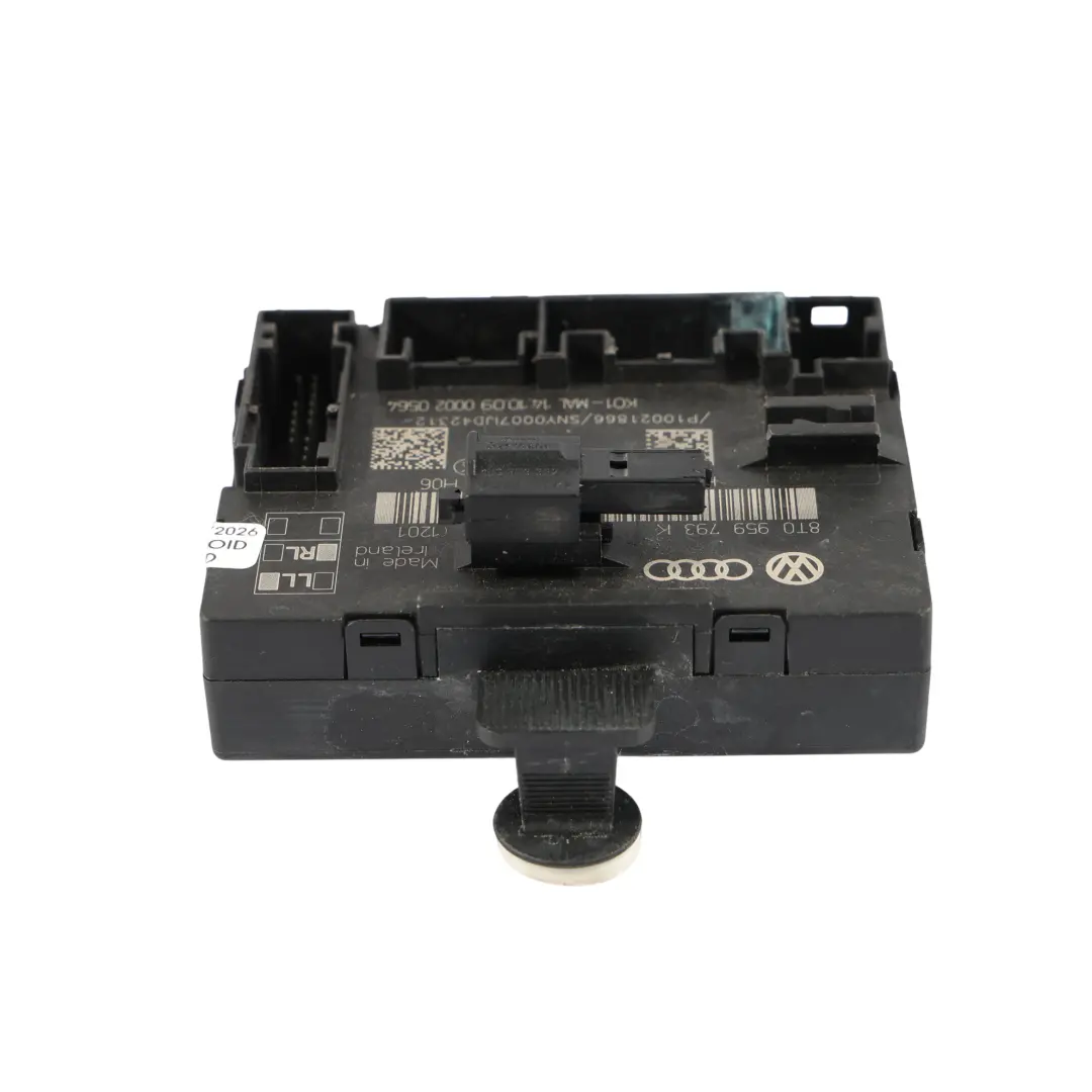 Audi A5 8T Sportback Modulo Porta Anteriore Unità Di Controllo Lato - SKU 8T0959793B - Numero di parte 8T0959793B