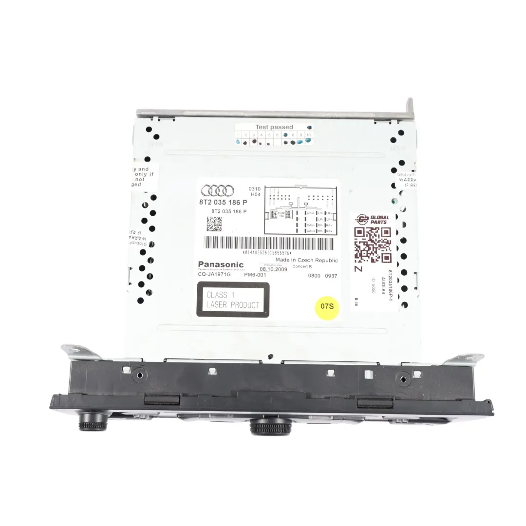 Radio Media Player Audio CD Head Unit Player Konzert für Audi A4 B8 mit Teilenummer 8T2035186P Audi A4 B8 Radio Media Player Audio CD Head Unit Player Konzert - SKU 8T2035186P-1 - Teilenummer 8T2035186P