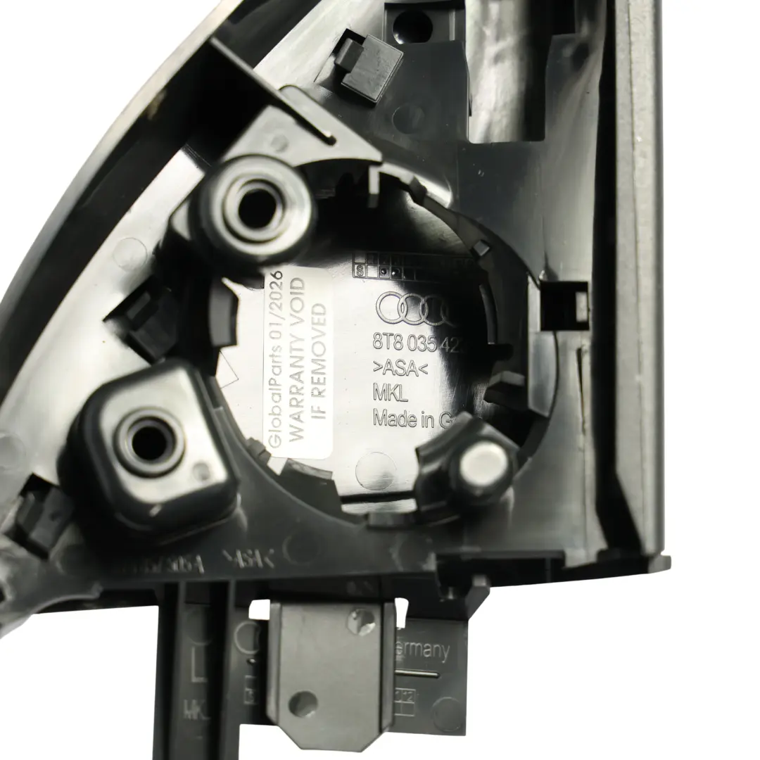 Specchio Interno Anteriore Altoparlante Copertura Triangolo Sinistro per Audi A5 8T con numero di parte 8T8035423D Audi A5 8T Specchio Interno Anteriore Altoparlante Copertura Triangolo Sinistro - SKU 8T8035423D - Numero di parte 8T8035423D