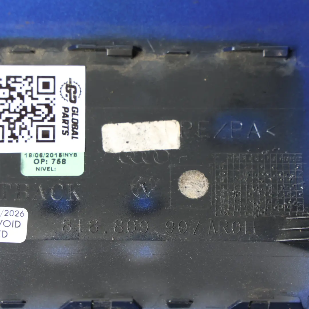 Audi A5 8T Klapka Osłona Wlewu Paliwa Niebieska 8T8809907 - SKU 8T8809907A-SEB - Numer Części 8T8809907A