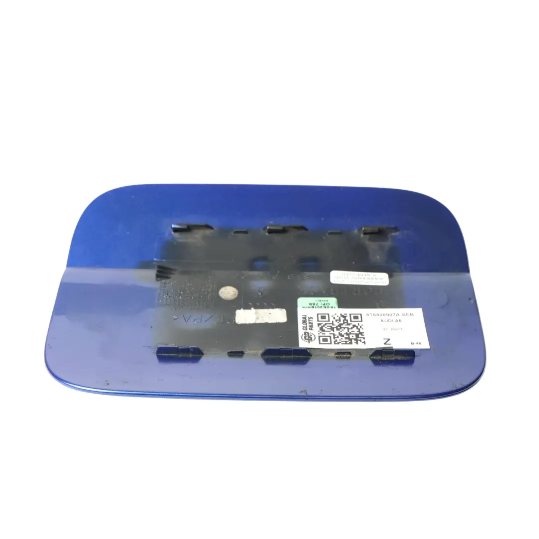 Audi A5 8T Fuel Filler Flap Tank Cap Cover Sepang Blue Pearl - Y5Q 8T8809907 - SKU 8T8809907A-SEB - Part number 8T8809907A