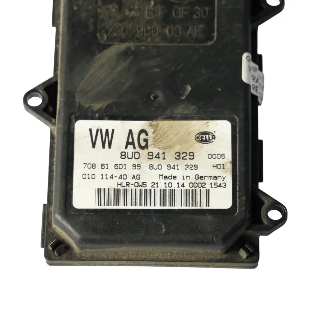Volkswagen Touareg 7P Moduł Sterownik Reflektora LED Przód - SKU 8U0941329 - Numer Części 8U0941329