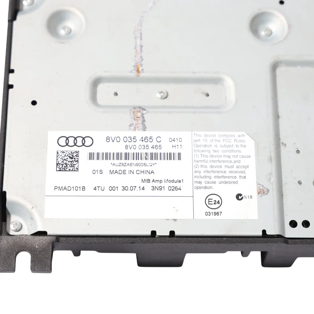 Bang & Olufsen Audio-Sound-Verstärker Stereo-System-Modul für Audi A3 8V mit Teilenummer 8V0035465C Audi A3 8V Bang & Olufsen Audio-Sound-Verstärker Stereo-System-Modul - SKU 8V0035465C - Teilenummer 8V0035465C