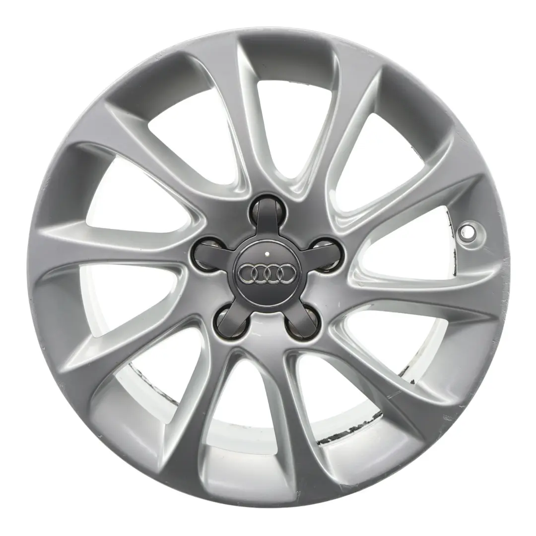 Audi A3 8V Silberne Leicht Metall Felge 16" 6.5J ET46 - SKU 8V0601025BM-1 - Teilenummer 8V0601025BM