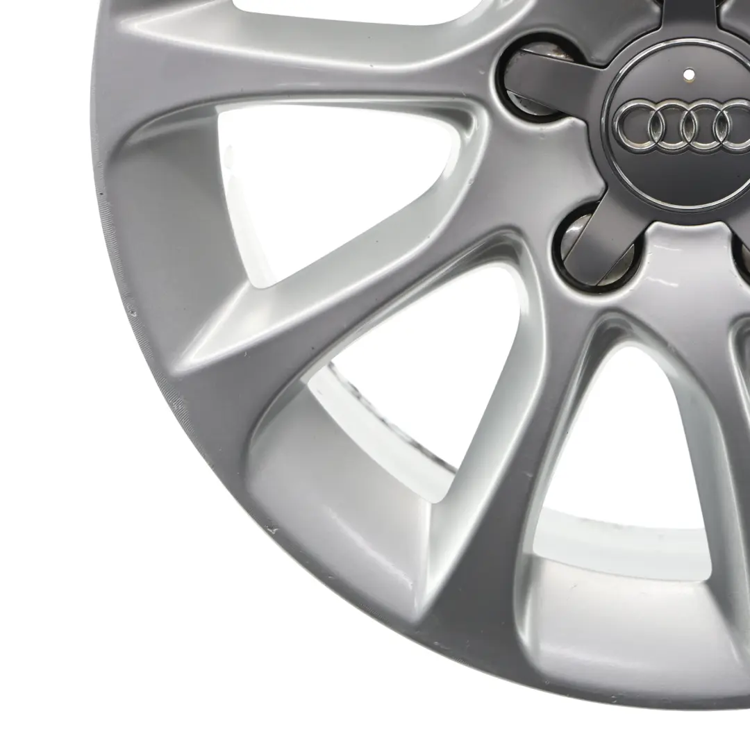 Audi A3 8V Silberne Leicht Metall Felge 16" 6.5J ET46 - SKU 8V0601025BM-1 - Teilenummer 8V0601025BM