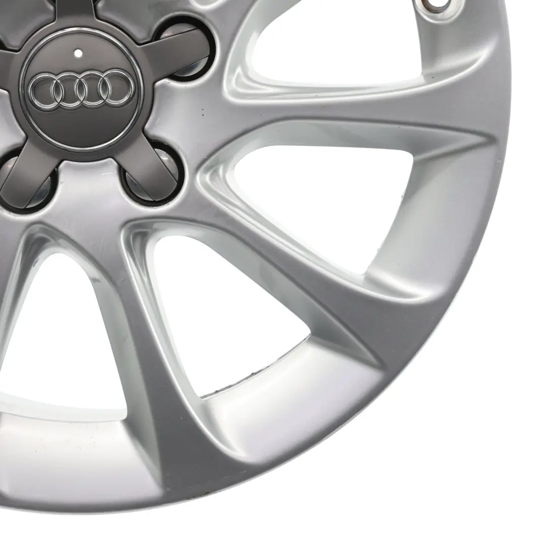 Audi A3 8V Silberne Leicht Metall Felge 16" 6.5J ET46 8V0601025BM - SKU 8V0601025BM-2 - Teilenummer 8V0601025BM-2