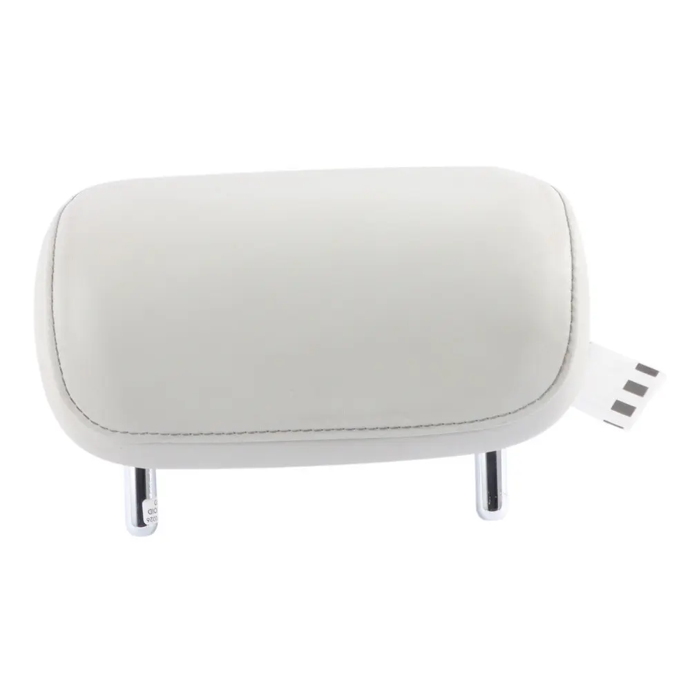 Audi A3 8V Rear Seat Headrest Middle Centre Leather Moon Silver