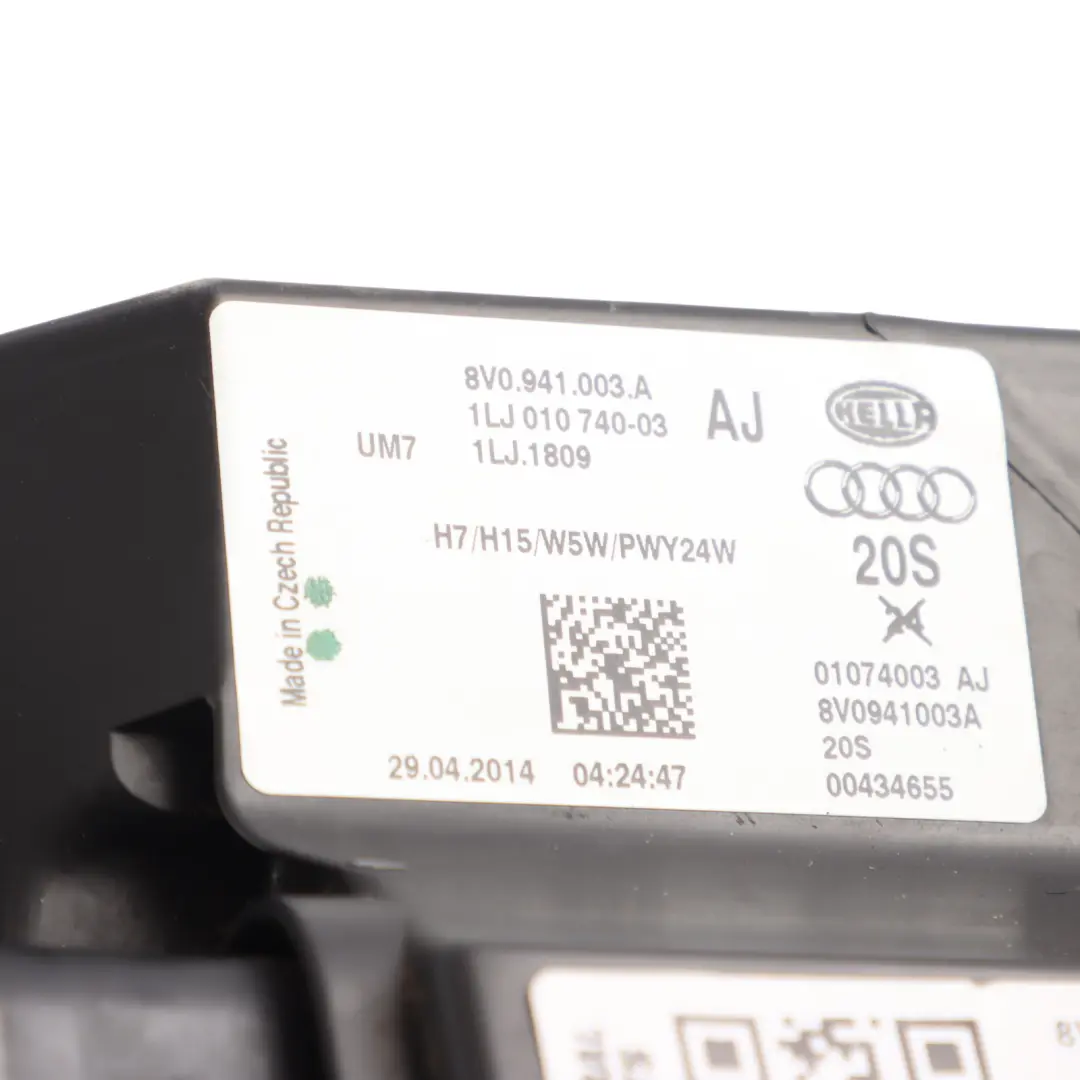 Audi A3 8V Headlight Headlamp Lamp Light Front Left N/S - SKU RHD-8V0941003A - Part number 8V0941003A